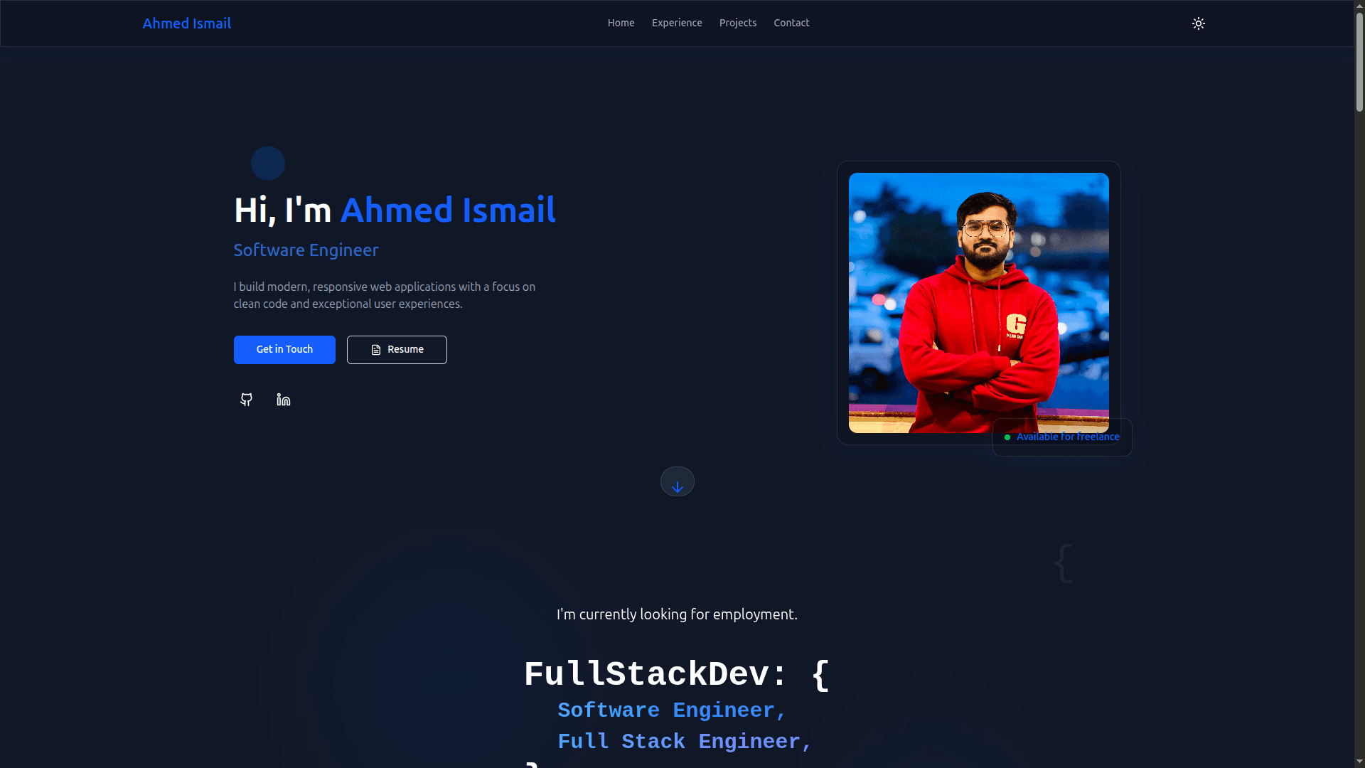 Ahmed's Portfolio