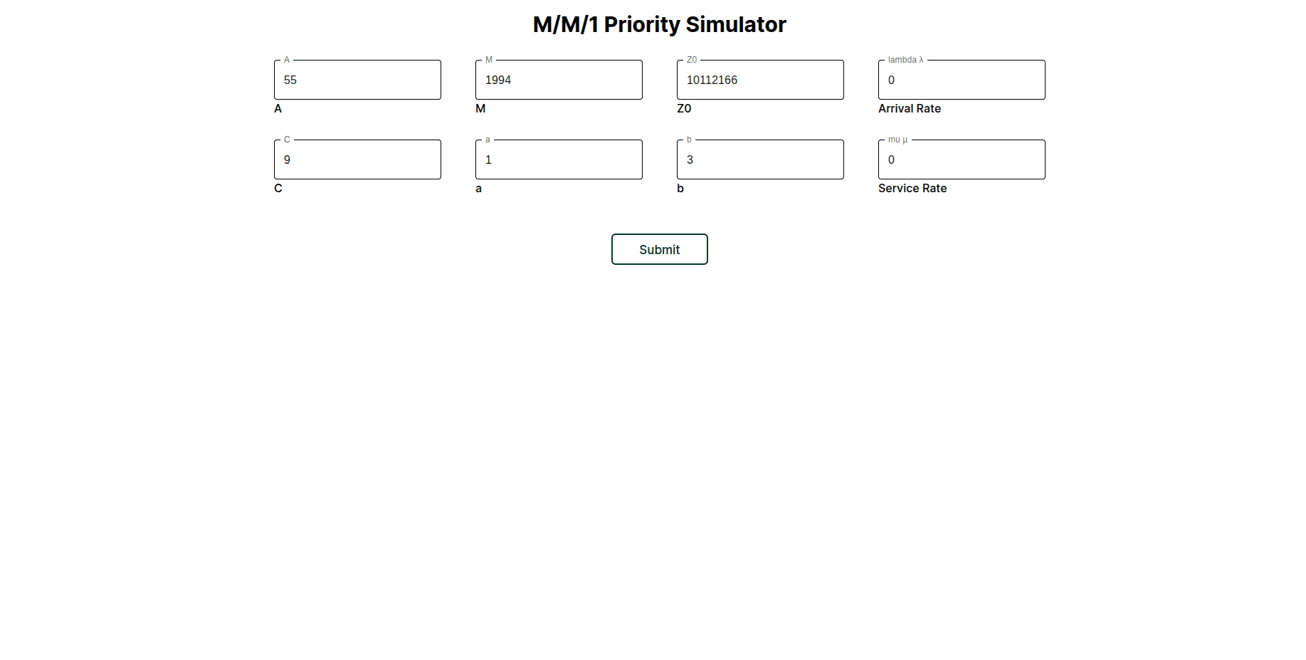Priority Queue Simulator