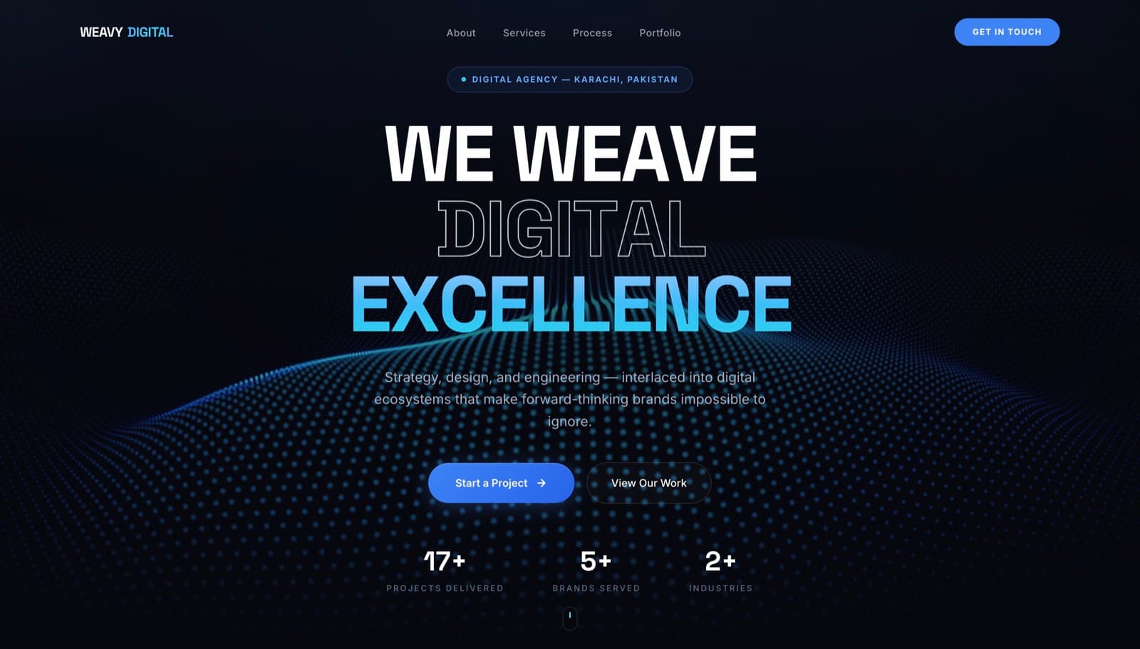 Weavy Digital screenshot